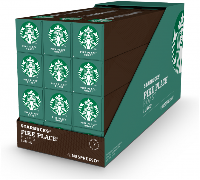 Кофе в капсулах Starbucks Pike Place Roast, 10 шт., 12 уп. Москва - изображение 1