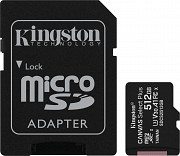 Карта памяти Kingston SDCS2 512 GB, чтение: 100 MB/s, адаптер на SD доставка из г.Москва