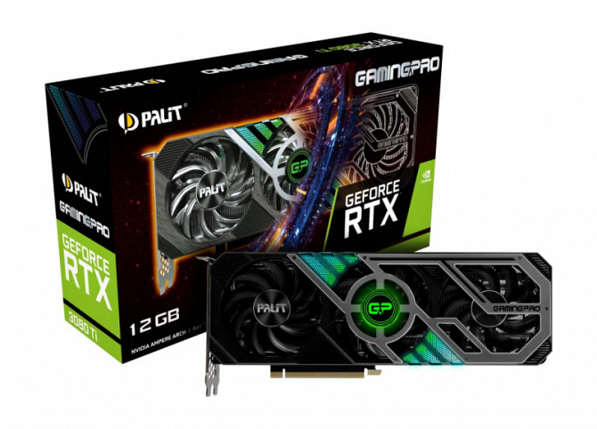 Видеокарта Palit GeForce RTX 3080 Ti GamingPro 12GB (NED308T019KB-132AA) Москва - изображение 1