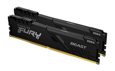 Оперативная память Kingston FURY Beast 16 ГБ (8 ГБ x 2) DDR4 3600 МГц DIMM CL17 Москва - изображение 1