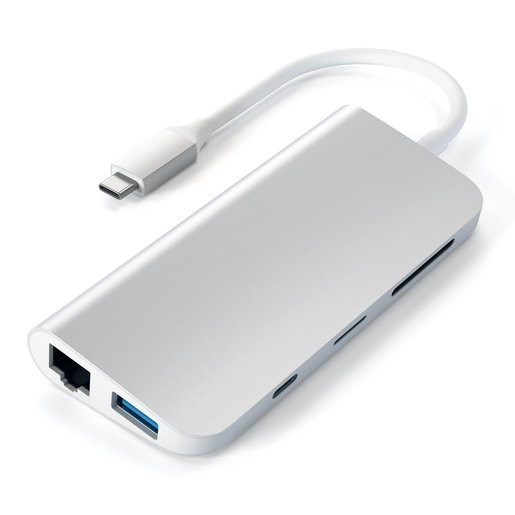 Адаптер Satechi Aluminum Type-C Multimedia Adapter - Silver Москва - изображение 1