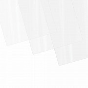 Обложка BRAUBERG двухсторонняя для переплета A4 150 мкм, пластик прозрачный 100 шт. доставка из г.Москва