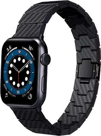 Ремешок Pitaka Modern для Apple Watch, 38/40/41мм, карбон Москва - изображение 1