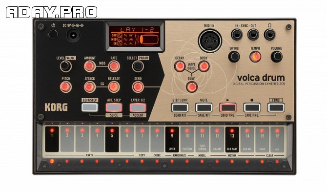 Драм-машина Korg Volca Drum Москва - изображение 1