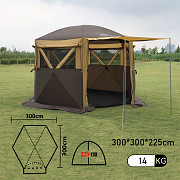 Шестиугольный шатер Mimir-2905S доставка из г.Москва