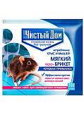 Средство для защиты от крыс и мышей тесто-брикет Чистый дом 200 г доставка из г.Москва