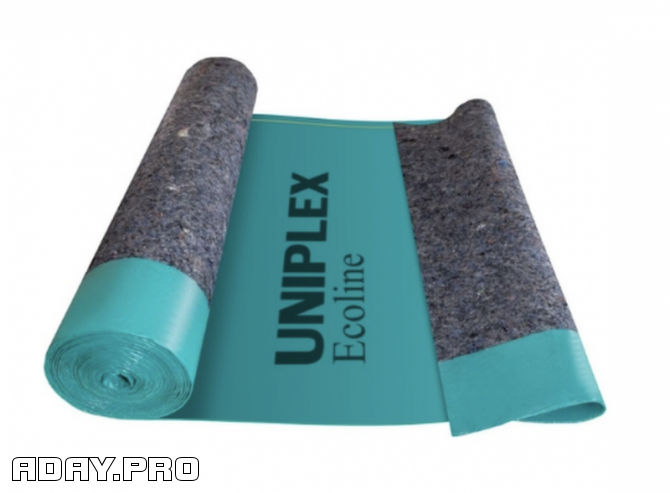 Рулонная подложка UNIPLEX Ecoline, 3 мм Москва - изображение 1