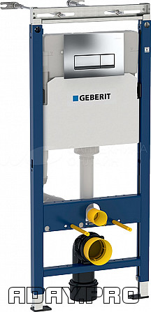 Система инсталляции для унитазов Geberit Duofix Платтенбау 458.125.21.1 4 в 1 с кнопкой смыва Москва - изображение 1