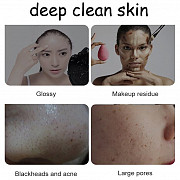 Электрическая силиконовая щетка для чистки лица вибро-массажер 2 в 1 Sonic Facial cleansing Brush wl доставка из г.Санкт-Петербург