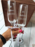 Свадебные бокалы для шампанского Сысерть