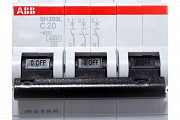 Автоматический трехполюсный выключатель ABB 20А С SH203L 4.5кА доставка из г.Москва