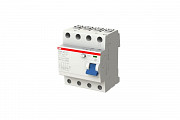 Выключатель дифференциального тока ABB 4п 25A 300mA тип AC F204 2CSF204001R3250 доставка из г.Москва
