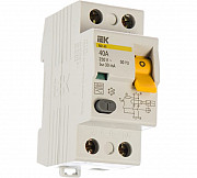 Выключатель дифференциального тока IEK 2п 40A 30mA тип AC ВД1-63 ИЭК MDV10-2-040-030 доставка из г.Санкт-Петербург