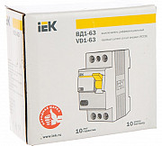 Выключатель дифференциального тока IEK 2п 40A 30mA тип AC ВД1-63 ИЭК MDV10-2-040-030 доставка из г.Санкт-Петербург