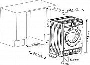 Встраиваемая стиральная машина Korting KWMI 14V87 доставка из г.Санкт-Петербург