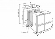 Встраиваемый холодильник Side by Side Liebherr IXCC 5155-20 доставка из г.Москва